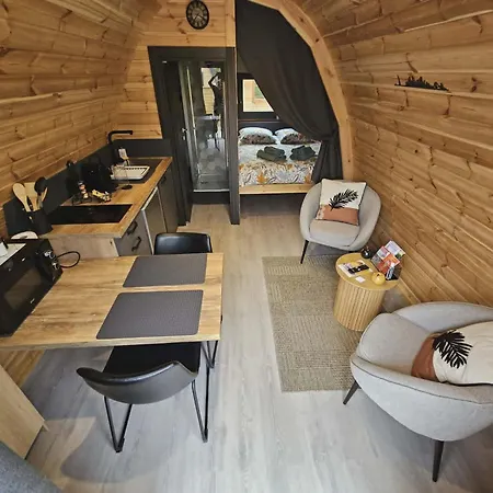 Pod En Bois Scandinave Pour 2 Personnes Avec Wifi - Fr-1-589-832 * Rainville