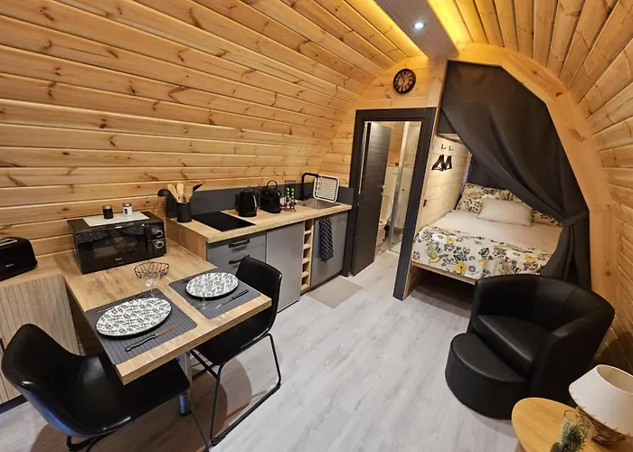 Pod En Bois Scandinave Pour 2 Personnes Avec Wifi - Fr-1-589-832